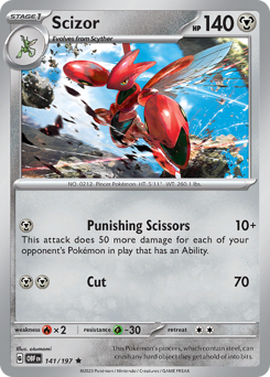 Scizor — Obsidian Flames 141/197