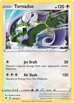 Tornadus — Vivid Voltage 142/185
