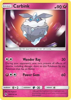 Carbink — Lost Thunder 143/214