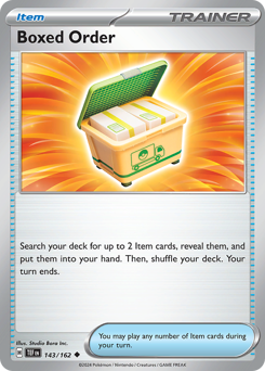 Boxed Order — Temporal Forces 143/162