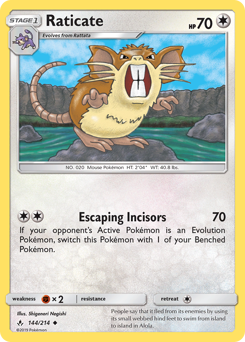 Raticate — Unbroken Bonds 144/214
