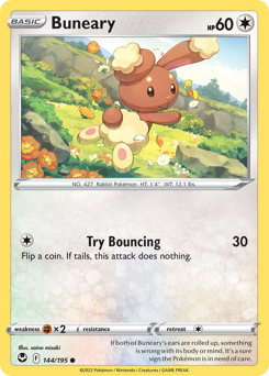 Buneary — Silver Tempest 144/195