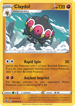 Claydol — Fusion Strike 145/264