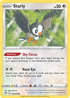 Starly — Darkness Ablaze 145/189