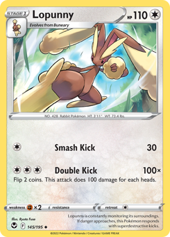 Lopunny — Silver Tempest 145/195