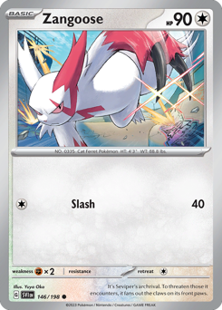 Zangoose — Scarlet & Violet 146/198