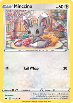 Minccino — Sword & Shield 146/202