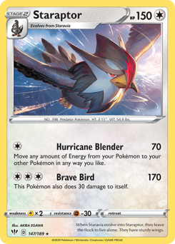 Staraptor — Darkness Ablaze 147/189