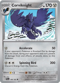 Corviknight — Paldea Evolved 148/193