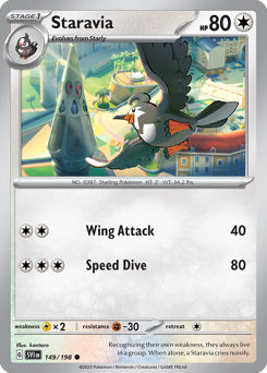 Staravia — Scarlet & Violet 149/198