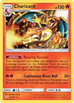 Charizard — Team Up 14/181