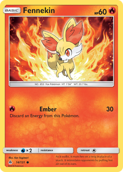 Fennekin — Forbidden Light 14/131