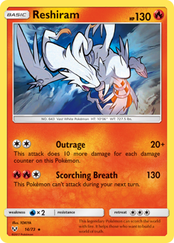 Reshiram — Shining Legends 14/73