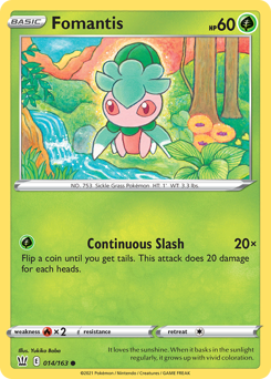 Fomantis — Battle Styles 14/163