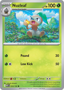 Nuzleaf — Mega Evolution 14/132