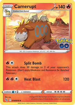 Camerupt — Pokémon GO 14/78