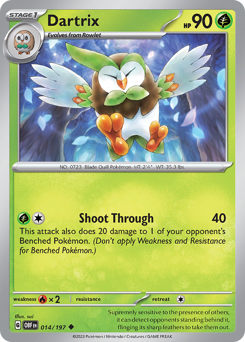 Dartrix — Obsidian Flames 14/197