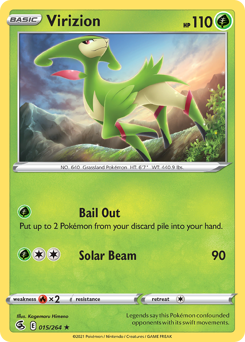 Virizion — Fusion Strike 15/264