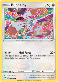 Bunnelby — Darkness Ablaze 150/189