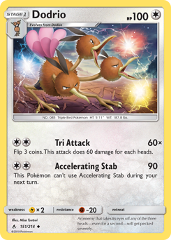 Dodrio — Unbroken Bonds 151/214