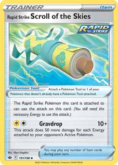 Rapid Strike Scroll of the Skies — Chilling Reign 151/198