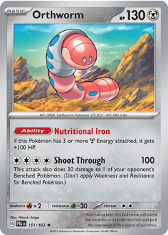 Orthworm — Paldea Evolved 151/193