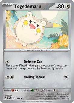 Togedemaru — Obsidian Flames 151/197