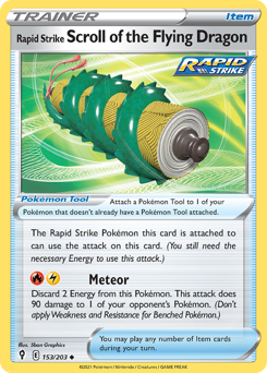 Rapid Strike Scroll of the Flying Dragon — Evolving Skies 153/203
