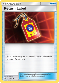 Return Label — Team Up 153/181