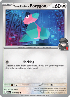 Team Rocket's Porygon — Destined Rivals 153/182