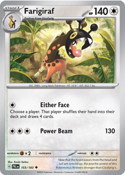 Farigiraf — Paldea Evolved 155/193