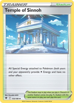 Temple of Sinnoh — Astral Radiance 155/189
