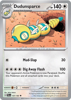 Dudunsparce — Paldea Evolved 157/193
