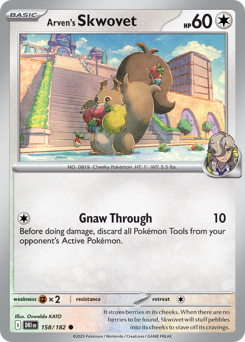 Arven's Skwovet — Destined Rivals 158/182