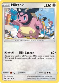 Miltank — Lost Thunder 158/214