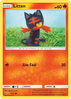 Litten — Shining Legends 15/73