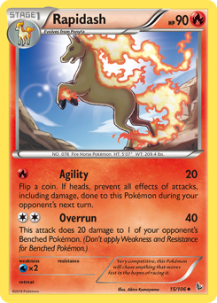 Rapidash — Flashfire 15/106