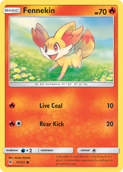 Fennekin — Forbidden Light 15/131