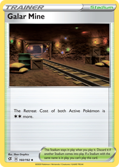 Galar Mine — Rebel Clash 160/192