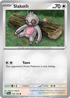 Slakoth — Paldea Evolved 160/193