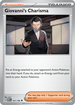Giovanni's Charisma — 151 161/165