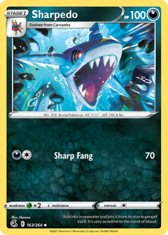Sharpedo — Fusion Strike 163/264
