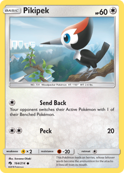 Pikipek — Lost Thunder 164/214