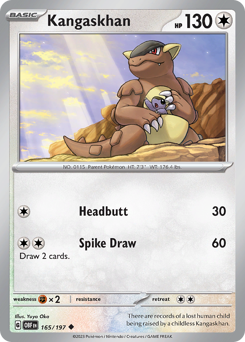 Kangaskhan — Obsidian Flames 165/197