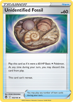 Unidentified Fossil — Silver Tempest 165/195