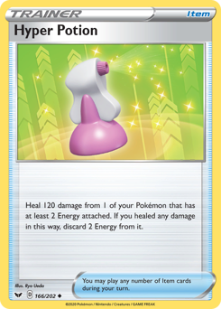 Hyper Potion — Sword & Shield 166/202