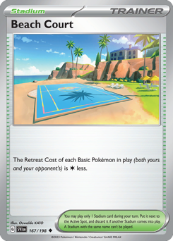 Beach Court — Scarlet & Violet 167/198