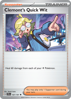 Clemont's Quick Wit — Surging Sparks 167/191
