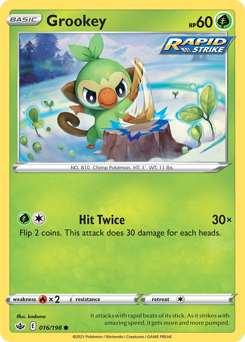 Grookey — Chilling Reign 16/198