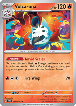 Volcarona — Black Bolt 16/86